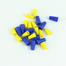 Spring-loaded terminal screw cap rotary wire connector wire crimping cap