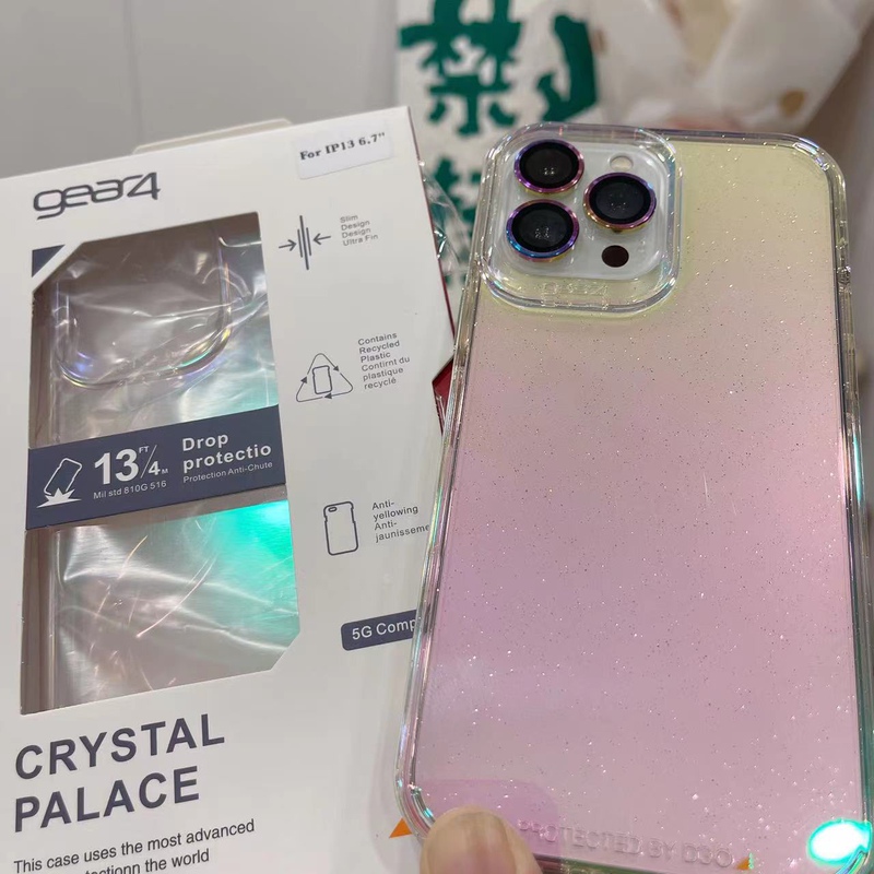Apple 12 Glitter Fairy Case Suitable for 14Promax Transparent Iphone13Pro Phone Case Internet Celebrity Ins15Proamxgear4 Anti-Drop Colorful 16Promax