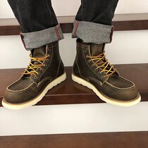Classic 875 Mad Mapleather Goodyear Craft Head Layer Cow Leather Tooling Boots Leather American Retro Martin Boot Tide