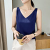 Tibetan blue V -neck