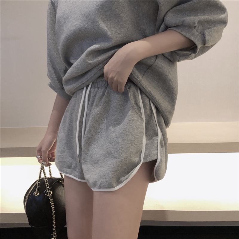 VK旗艦店 韓系時尚百搭運動休閒套裝短袖褲裝