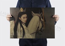 Yitian Zhao Min vintage classic movie video photo decorative painting 708090 post-era nostalgic wine kraft paper poster