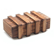Puzzle magic box Folk traditional adult wooden classical puzzle solid wood intelligence 80 after 90 nostalgic toy gift