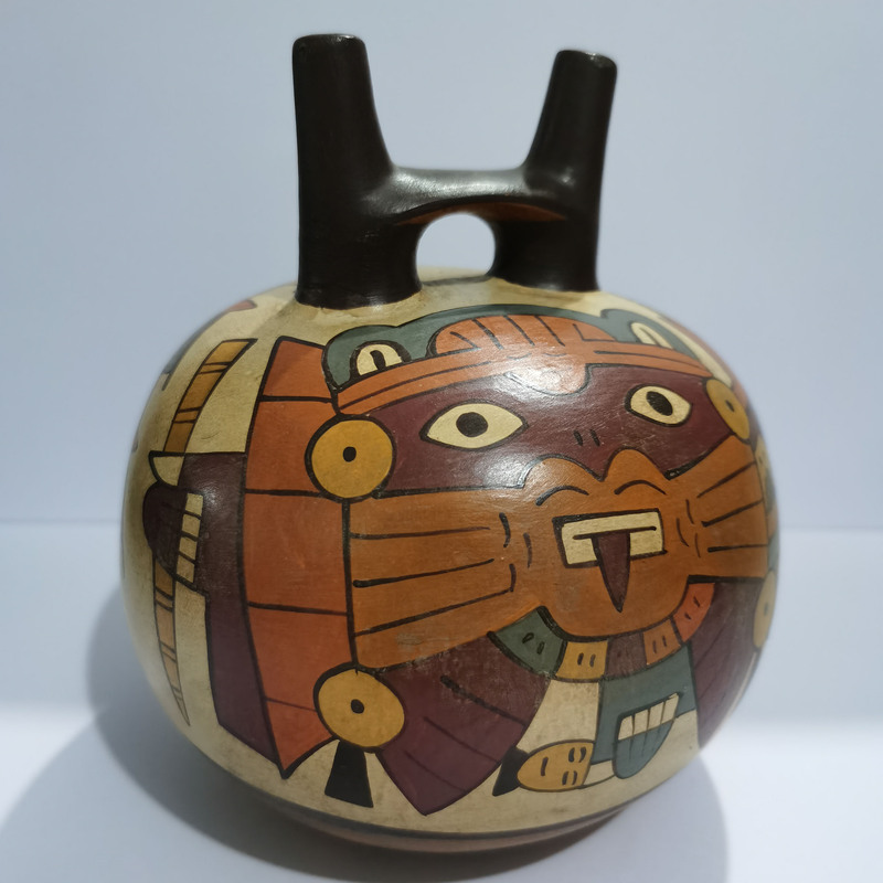 Peru National Museum of Nasca 1:1 Replica Pottery Inca Mayan Aztec Antique-Style Pottery Jar Ornament Peru National Museum of Nasca 1:1 Replica Pottery Inca Mayan Aztec Antique-Style Pottery Jar Ornament