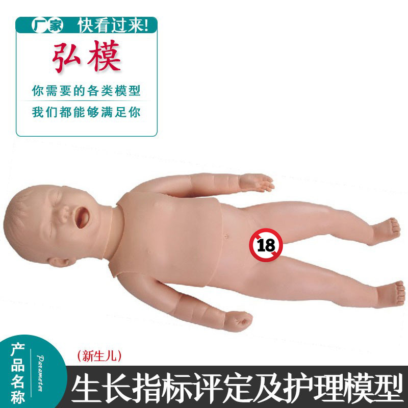 弘模新生儿生长指标评定及护理训练模型护理操作体格检查道具假人