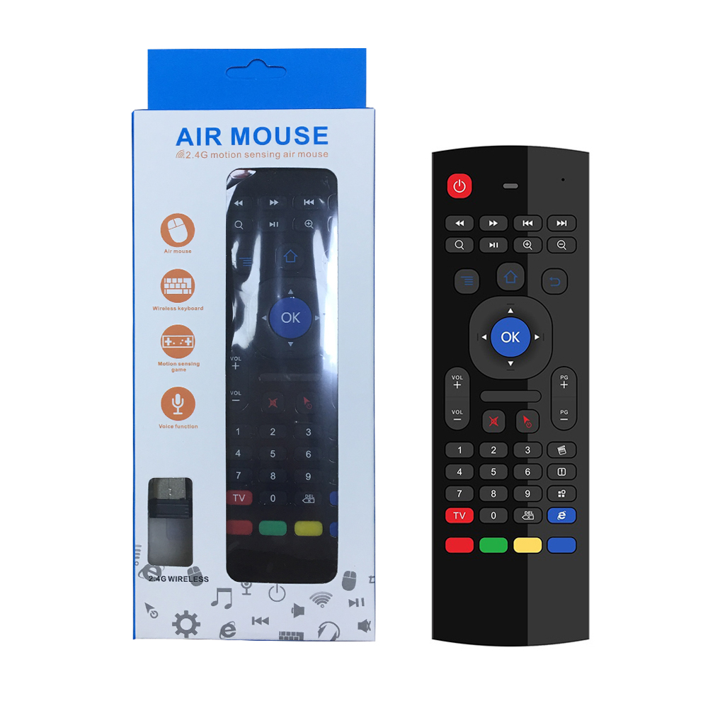 MX3 wireless flying mouse backlight voice remote control USBmini keyboard smart TV Internet set-top box remote