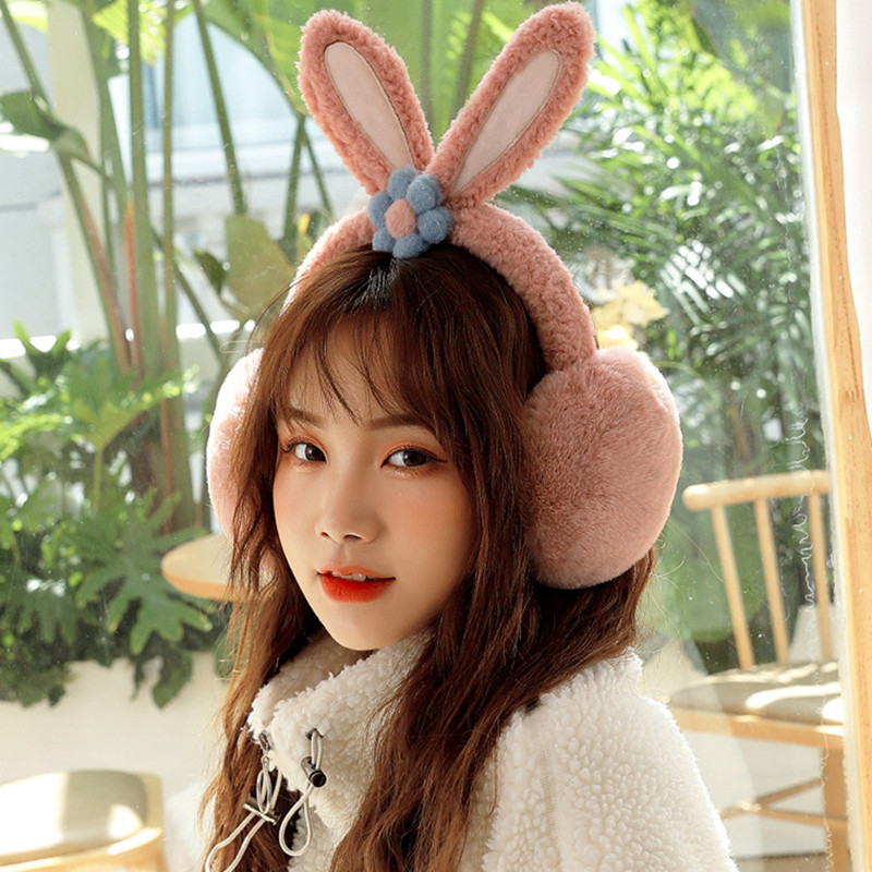 Earmuffs female winter warm earmuffs winter earbags ladies earmuffs cute ear warmers ear protection children's ear caps thickened