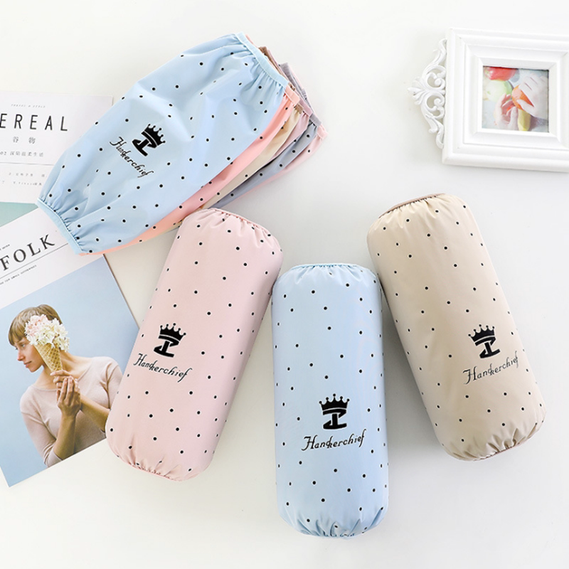 Waterproof sleeve cover Kitchen sleeve Oil proof Lady long version work office housework Adult painting Winter sleeve head