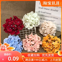 Wedding simulation flower 54 pieces of hydrangea fake flower Road lead silk flower arch wedding decoration flower scene arrangement cloth flower