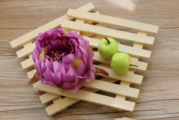 Mô phỏng hoa mẫu đơn đầu lớn hoa mẫu đơn hoa đầu hoa giả hoa cưới DIY mũ hoa trang trí hoa mẫu đơn - Phụ kiện tóc cột tóc scrunchies