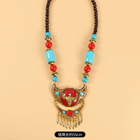 Тибетская быка голова-красная (шпилька)