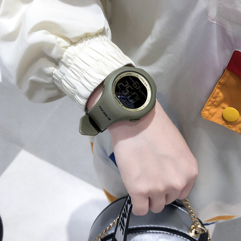 Tritium gas couple watch men's electronic watch women's top ten brands ins wind men's sports students 2021 new watch