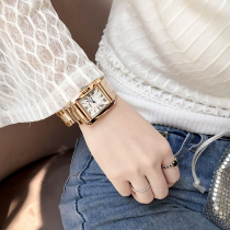 French niche watch waterproof women simple and generous retro small square watch Xiaomi womens watch simple temperament atmosphere