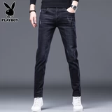 Playboy, летние джинсы, трендовые эластичные штаны для отдыха, 2025 года