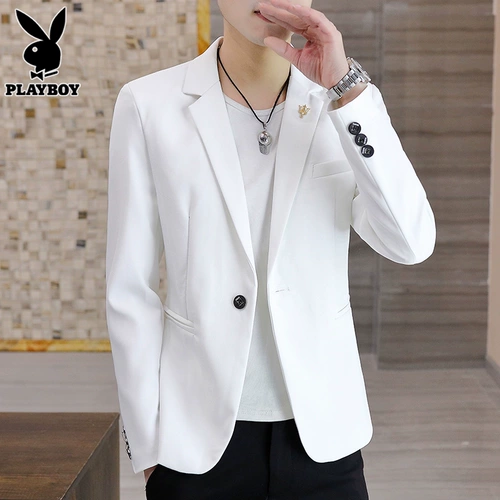 Playboy, мужской белый костюм для отдыха, свадебное платье, весенняя куртка, 2025 года, тренд сезона