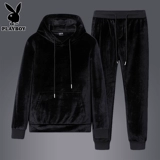 Playboy, мужской спортивный костюм, бархатная весенняя трендовая мужская толстовка, тренд сезона