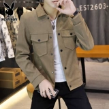 Playboy, мужская весенняя черная куртка для отдыха