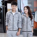 Playboy, мужская демисезонная осенняя толстовка, кардиган, спортивный костюм