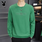 花花公子春季卫衣男士新款打底上衣2025年潮流休闲圆领长袖t恤男