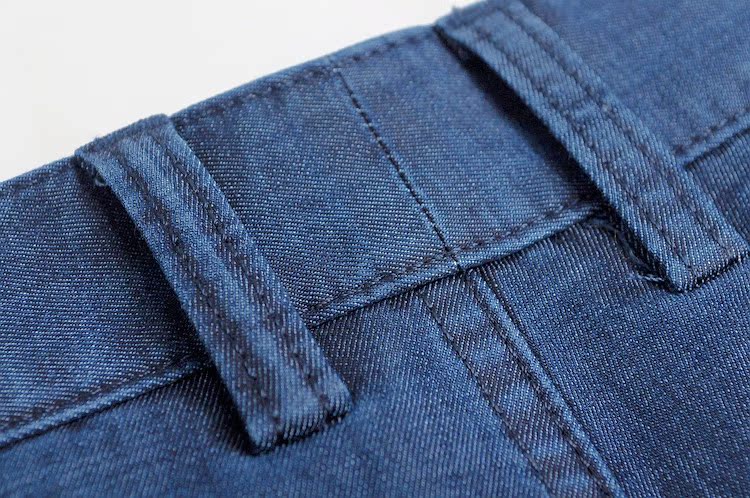 Road a denim thương hiệu quần nam 3301-2 màu xanh nhạt 2018 xuân cao eo co giãn cộng với phân bón phù hợp với bộ đồ công sở quần jean nam hàng hiệu