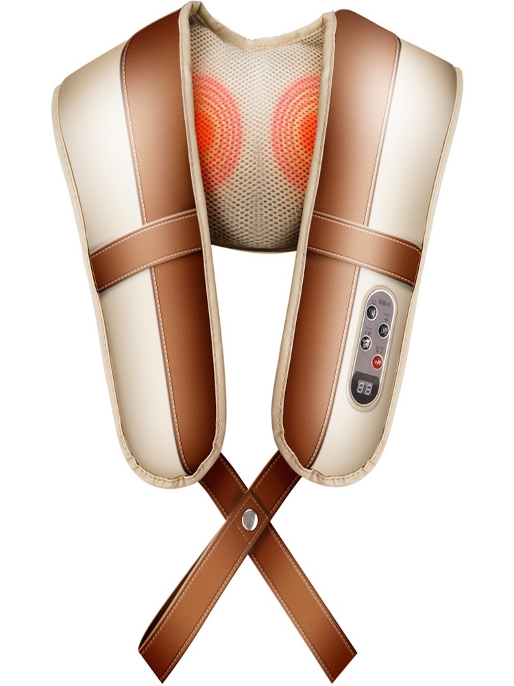 LC-Q6606-1 Shoulder and neck thrashing massage shawl heating cervical massager Neck and shoulder music knock knock music