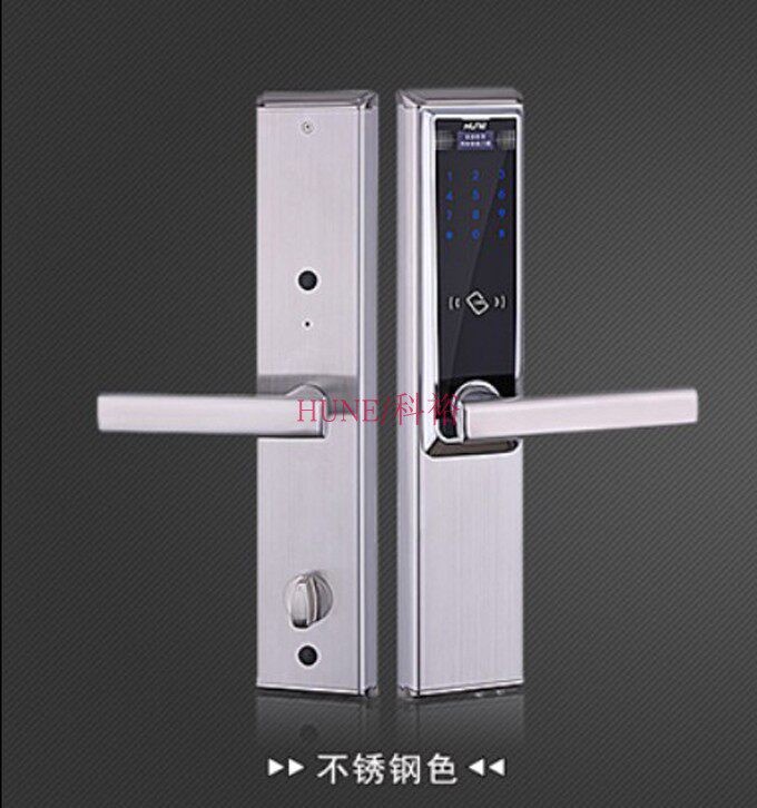 HUNE Koyu Security Door Code Lock Swiping Electronic Lock Emergency Key Large Door Lock Induction Card Intelligent Lock