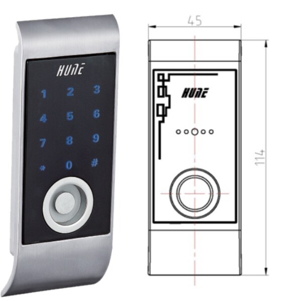 HUNE Keyu TM Card Password Cabinet Lock 19MT01SL Smart Password Cabinet Lock Advanced Club Sauna Lock