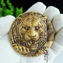 Shanghai Mint Coin Factory Duozodiac Beasts Year Bronze Zhang Luo Yonghui Series High Relief 60mm Tiger Big Copper Chapter