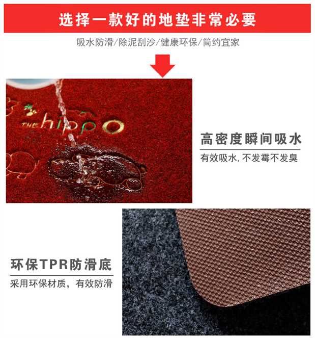 thỏa thuận giá rẻ thảm cửa lối vào cửa chà đất thảm chùi chân tắm bếp thấm chống trượt mat nhựa miễn phí vận chuyển - Thảm sàn xốp trải sàn vân gỗ