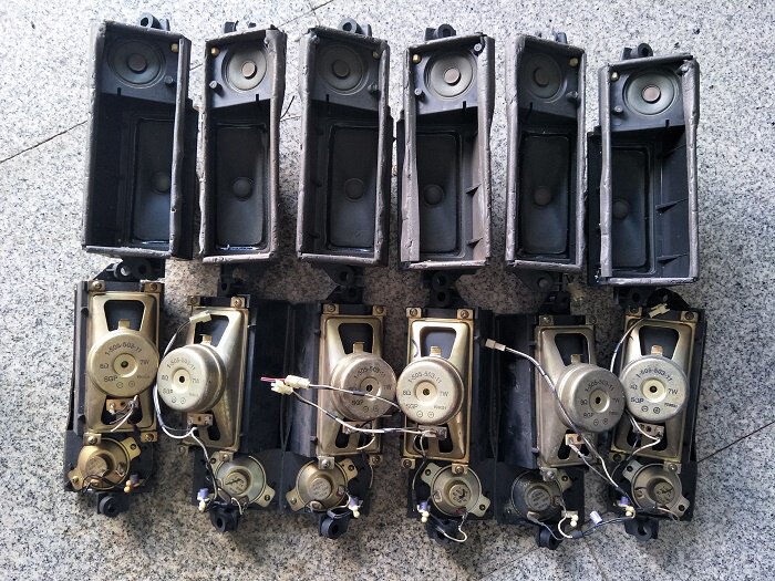 Imported Panasonic Two-way Small Speaker Sony Dismantling Speaker Passive Small Speaker Gallbladder Speaker Car Speaker