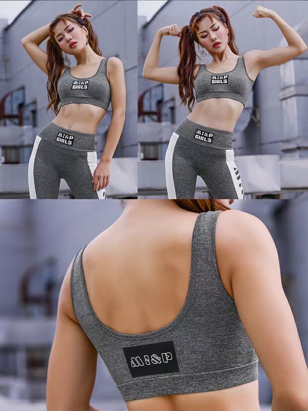2019 mới thoáng khí ẩm bấc thấp ngực mùa hè thể thao bra rộng dây đeo vai đơn giản quần áo thể dục bó sát đồ lót nữ - Đồ lót thể thao áo ngực thể thao tốt