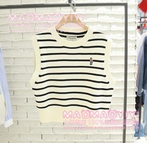 Teenie Weenie domestic special cabinet 22 summer knitted vest TTKN226307N 698