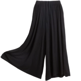 Современные классические черные комфортные штаны, свободный крой