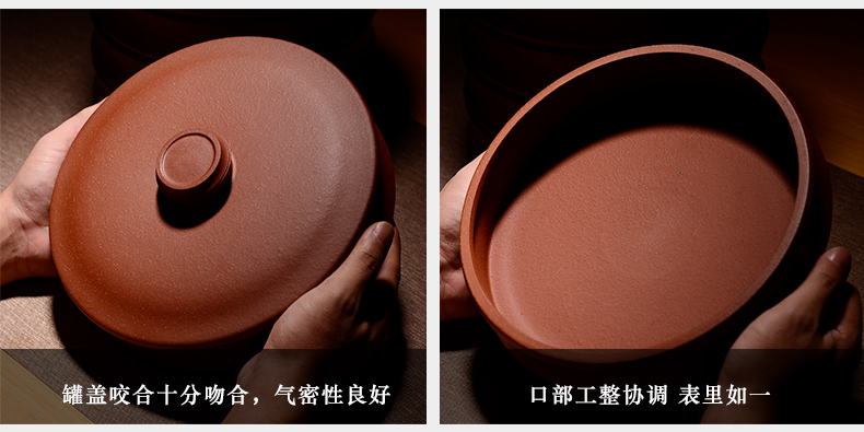 Yixing purple sand tea pot in macro large layered ceramic pot tea boxes manual sealing and POTS