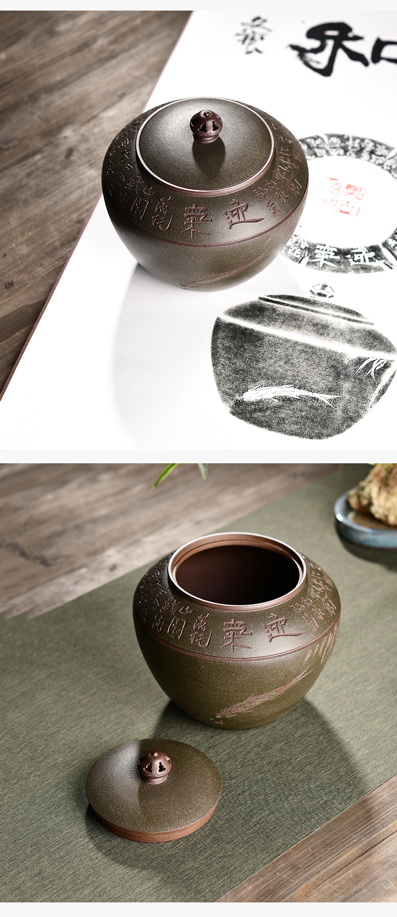 Macro "famous works" in yixing purple sand tea pot all hand storage sealed up receives a catty