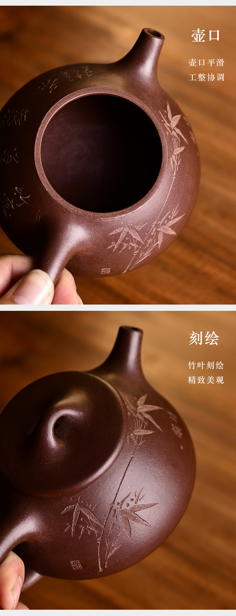 Macros in yixing are it by pure manual stone gourd ladle pot of household teapot - full stone gourd ladle