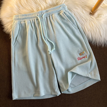 Neresum thin ins Tide Super fire sports shorts Women summer loose leg tide Joker five-point pants