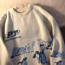 Neresum go to the Arctic to see penguins ~ ha autumn winter New sweater design sense female niche loose