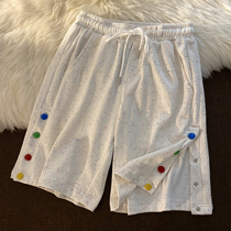 Neresum rehearsal buckle shorts women National Tide brand ins explosive summer wear Fashion pants 2021 New loose