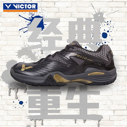 Подлинная победа Victor Victory P8510 Badminton Shoes Mension's Professional широкая борьба против соревнований Victor Sports обувь