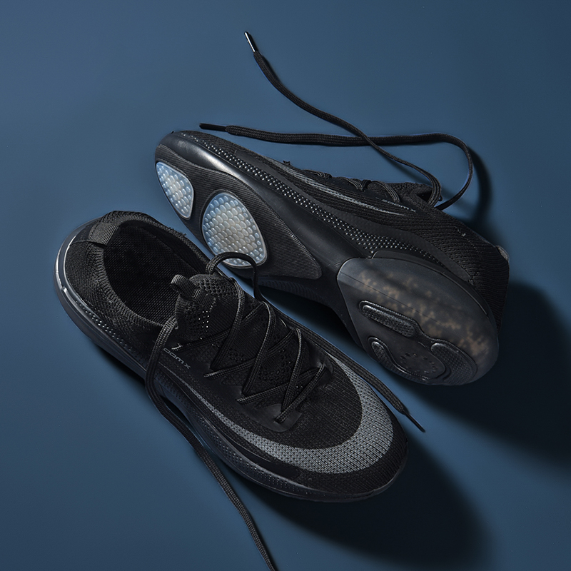 All BlackNet shoes male summer ventilation Thin Deodorization grain Men's Shoes 2021 new pattern Mesh surface leisure time run motion Fashion shoes
