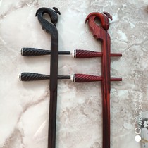 Erhu Qin Rod rosewood ebony erhu pole flat pole twist shaft crested erhu pole