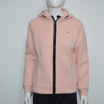 Hongxinglk women sweater with cap jacket 2022 fall casual fashion zipper coat female cotton tops