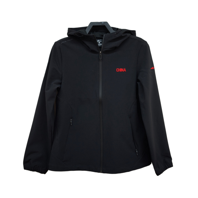 Hongxing Erke Women's Sports Windbreaker Hooded Windproof and Waterproof 2026 Spring New Outdoor Casual Women's Jacket