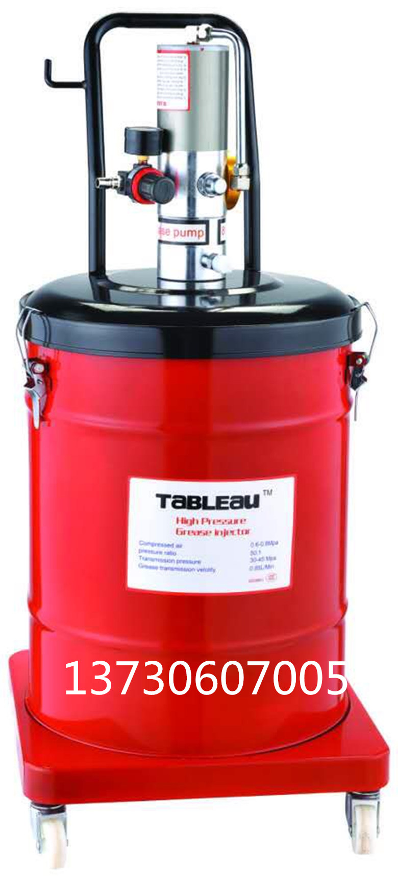 Tambo Pneumatic High Pressure Yellow Oil Gun Butter Machine Oil Pumping Machine Grease Pump Air Pressure Oil Filling Machine 