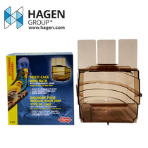 Hagen bird bath box Tub Bird bath device Starling Xuanfeng Peony Budgerigar supplies large artifact