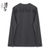 Phác thảo nam mùa xuân và mùa hè cotton cổ tròn áo thun thêu nam thoải mái áo thun dài tay 9HB60235 - Áo phông ngắn áo cộc tay Áo phông ngắn