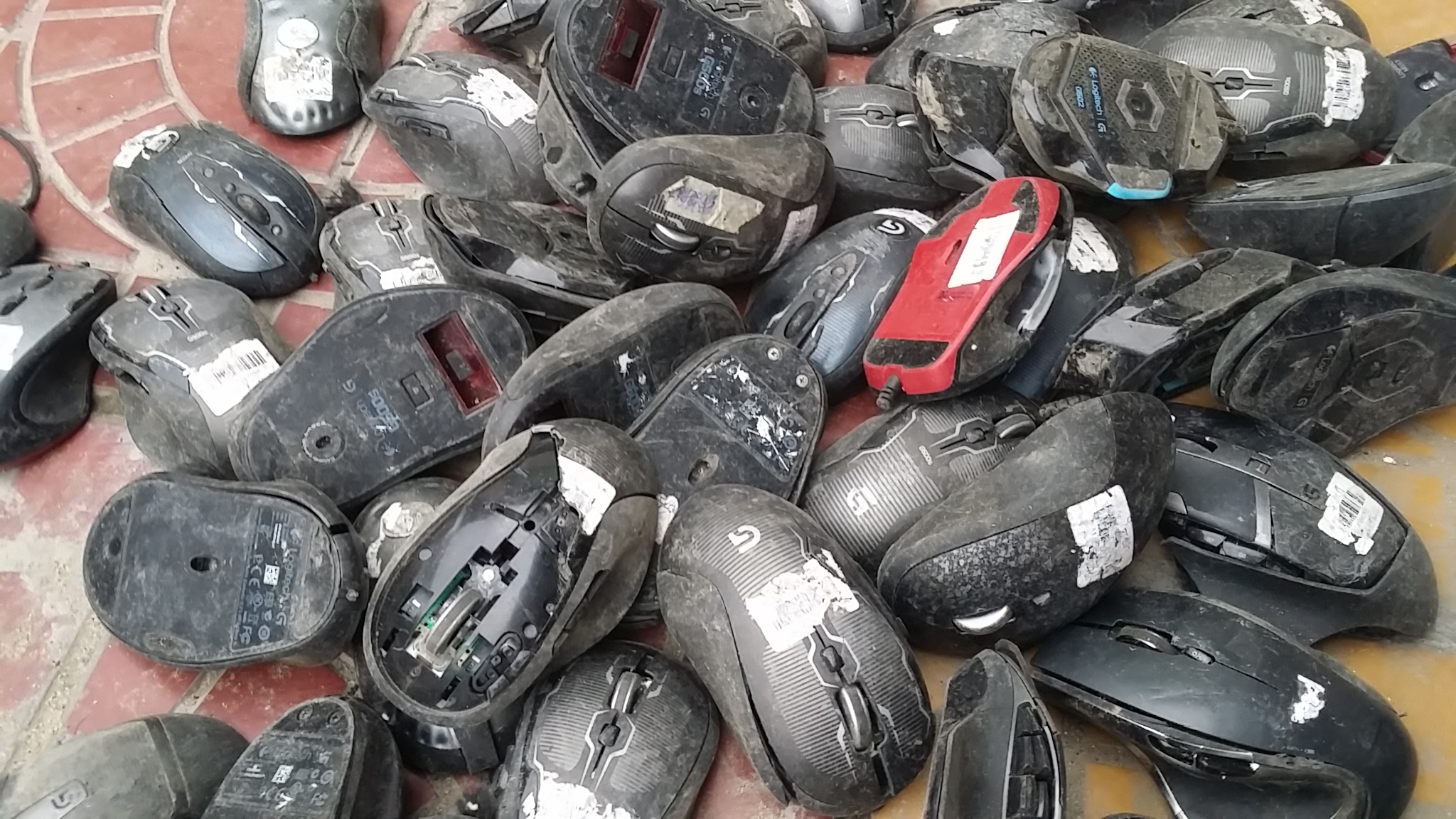 Several mouse accessories