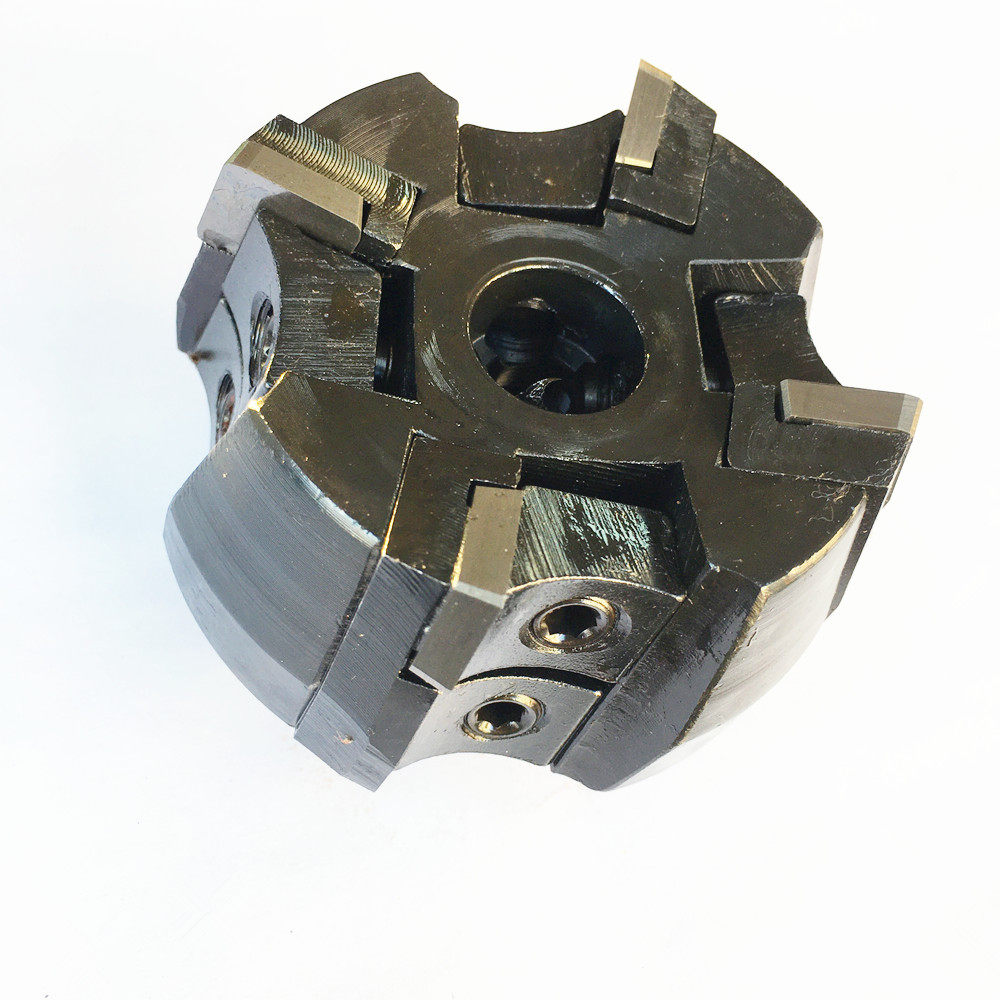 Indexable face milling cutter 75 degrees 80 100 125 160mm Square blade plane machining 7:24 shank