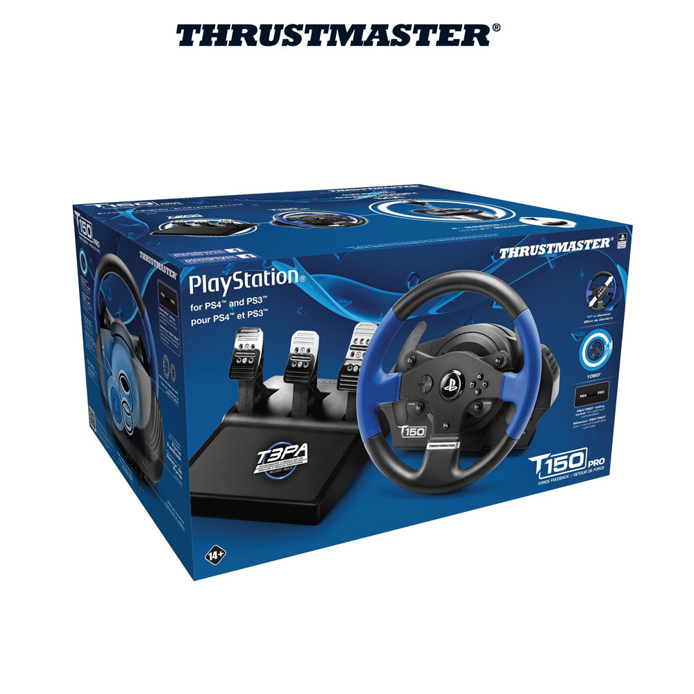 [USD 268.52] PS4 Toumaster T150 Force Feedback Steering Wheel PS3 PC